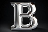 Serif alphabet B shape number text appliance.