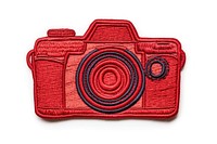 Camera clothing red white background. AI generated Image by rawpixel.