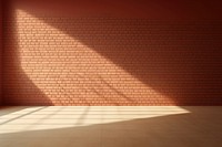 Brick wall empty architecture flooring building.