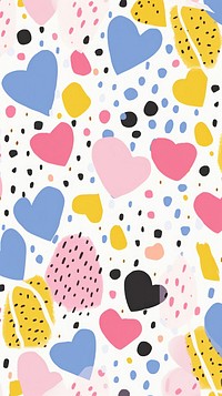 Love pattern abstract confetti. AI generated Image by rawpixel.