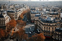 Paris city architecture metropolis cityscape. AI generated Image by rawpixel.