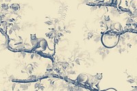 Wallpaper pattern drawing animal.