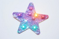 Maths glitter sticker illuminated celebration accessories.