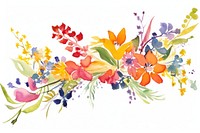 Bouquet backgrounds painting pattern.