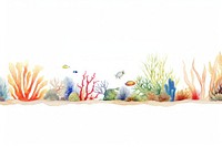 Marine life decorate aquarium outdoors nature.