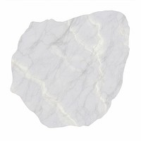 Gray marble distort shape mineral white background accessories.