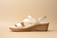 Sandal footwear white shoe.