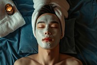 Korean man adult bed spa.