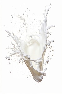 Milk dairy white white background. AI generated Image by rawpixel.