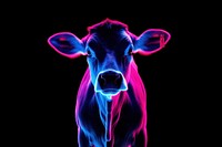 Photography of cow radiant silhouette livestock mammal animal.