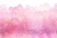 Pink glitter watercolor border nature backgrounds abstract.