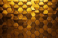 Golden tiles texture background backgrounds honeycomb repetition. AI generated Image by rawpixel.