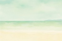 Green gradient beach backgrounds outdoors horizon. AI generated Image by rawpixel.