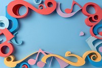 Music frame backgrounds paper text.