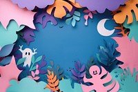 Halloween frame art backgrounds painting.