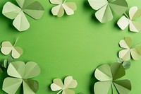 Lucky clover frame green backgrounds plant.