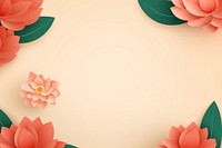 Lotus frame backgrounds pattern flower.