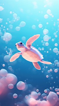 Sea turtle dreamy wallpaper animal outdoors cartoon.