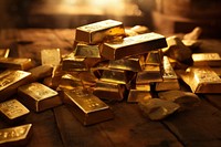 Gold bars backgrounds abundance currency.