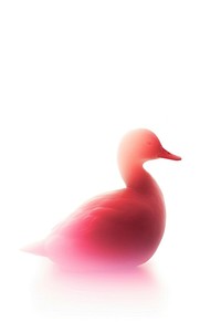 Abstract blurred gradient illustration duck animal bird beak.