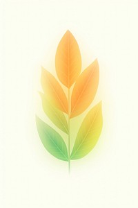 Abstract blurred gradient illustration leaf green yellow plant.