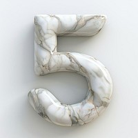 Number 5 jewelry number symbol.