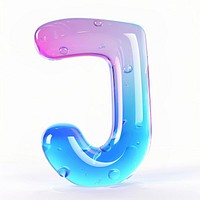 Letter J number bubble symbol.