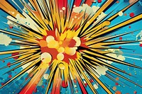 Boom effect art backgrounds abstract.