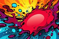 Comic poison melt effect backgrounds abstract pattern.