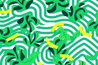 Jungle pattern abstract green.