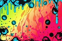 Poison effect backgrounds abstract painting.