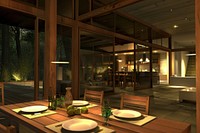Modern kitchen interior architecture restaurant furniture.