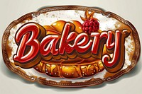 Bakery food logo ketchup.