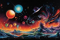 Universe art astronomy painting.