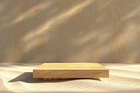 Podium on sand furniture hardwood plywood.