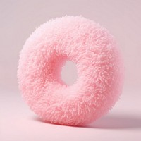 Fluffy donut confectionery doughnut textile.