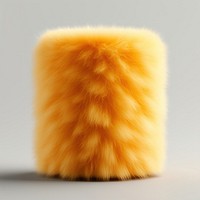 Fluffy tiger fur cylinder mammal softness textile.