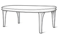 A table furniture sketch absence cartoon.