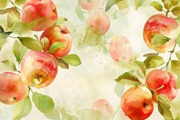 Apple watercolor background backgrounds organic peach.