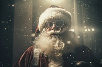 Santa christmas glasses adult.