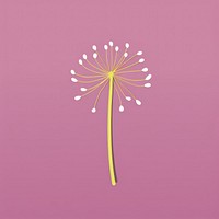 Allium dandelion flower plant.