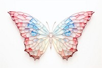 Mosaic a blank butterfly frame art petal wing.