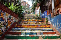 Escadaria Brazil architecture staircase building.