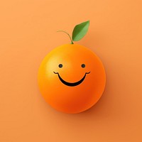 Orange character grapefruit plant food.