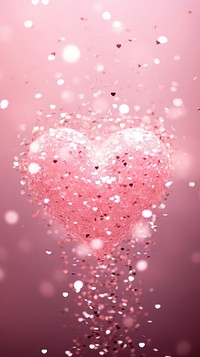 Pink aesthetic heart wallpaper backgrounds celebration abstract.