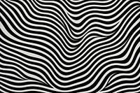 Mind bending flat line illusion poster of space abstract pattern black.