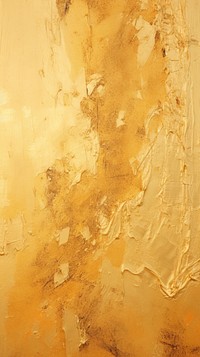 Gold color acrylic texture abstract plaster rough.