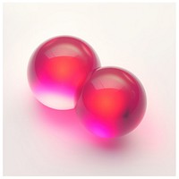Abstract blurred gradient illustration cherry sphere pink accessories.