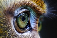 Wildlife animal monkey eye.