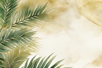 Green palm watercolor backgrounds painting nature.
